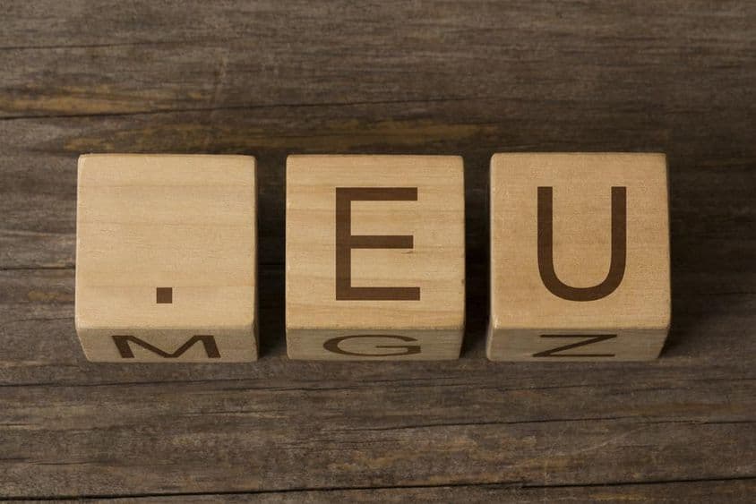 Az eu - az Európai Unió internetes domainje.