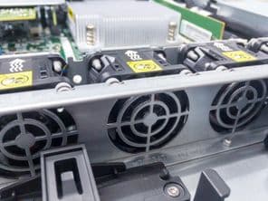 A hűtőventilátor a rack szerverben.