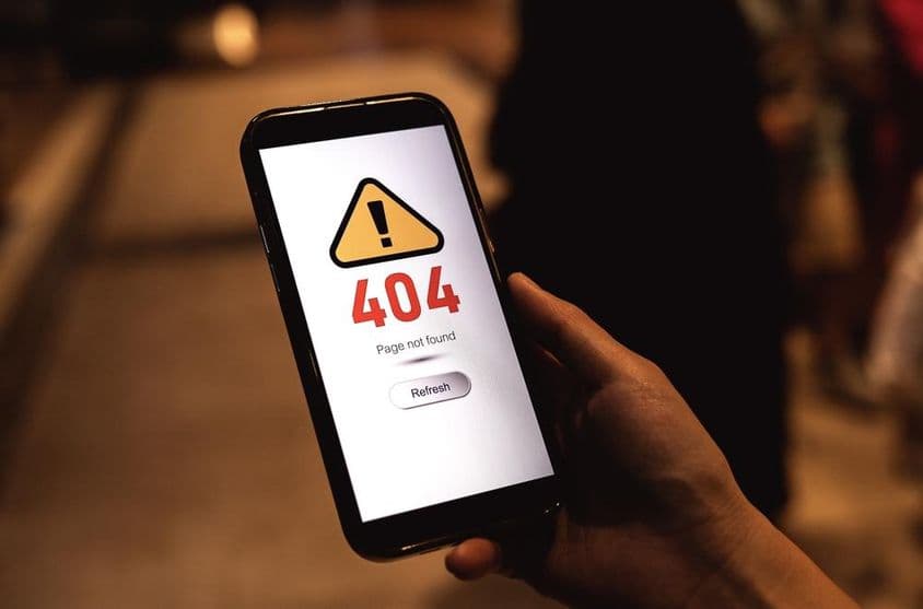 404-es hibaüzenet: Az oldal nem található.