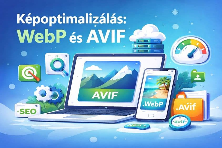Képoptimalizálás WebP és AVIF
