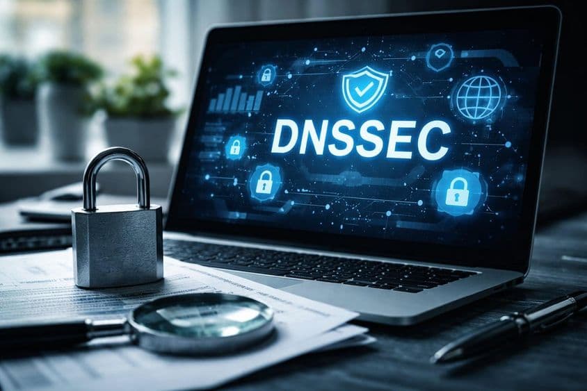 DNSSEC domain biztonság vizuálisan